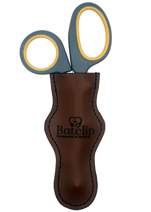 The Original Batclip Trauma Shears Holder - Brown