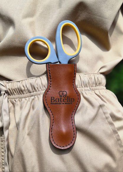 The Original Batclip Trauma Shears Holder - Brown