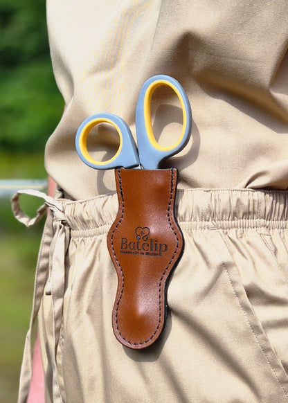 The Original Batclip Trauma Shears Holder - Brown