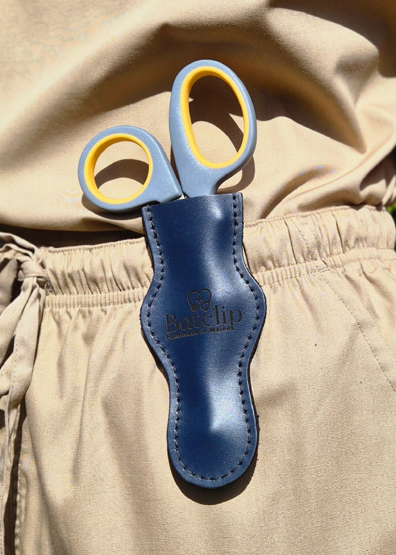 The Original Batclip Trauma Shears Holder - Navy Blue