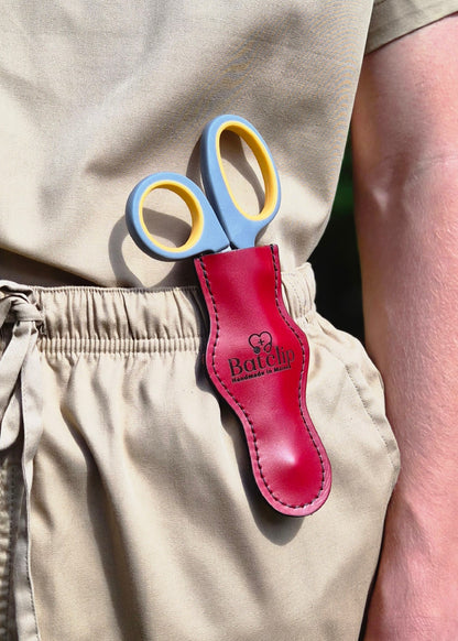 The Original Batclip Trauma Shears Holder - Red