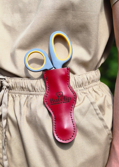 The Original Batclip Trauma Shears Holder - Red