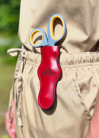 The Original Batclip Trauma Shears Holder - Red