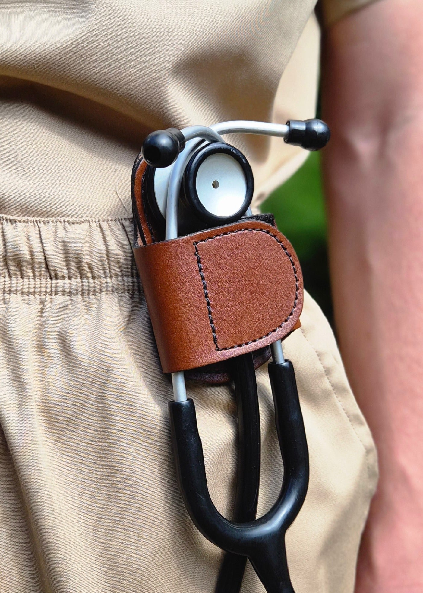 The Original Batclip Stethoscope Holder - Brown